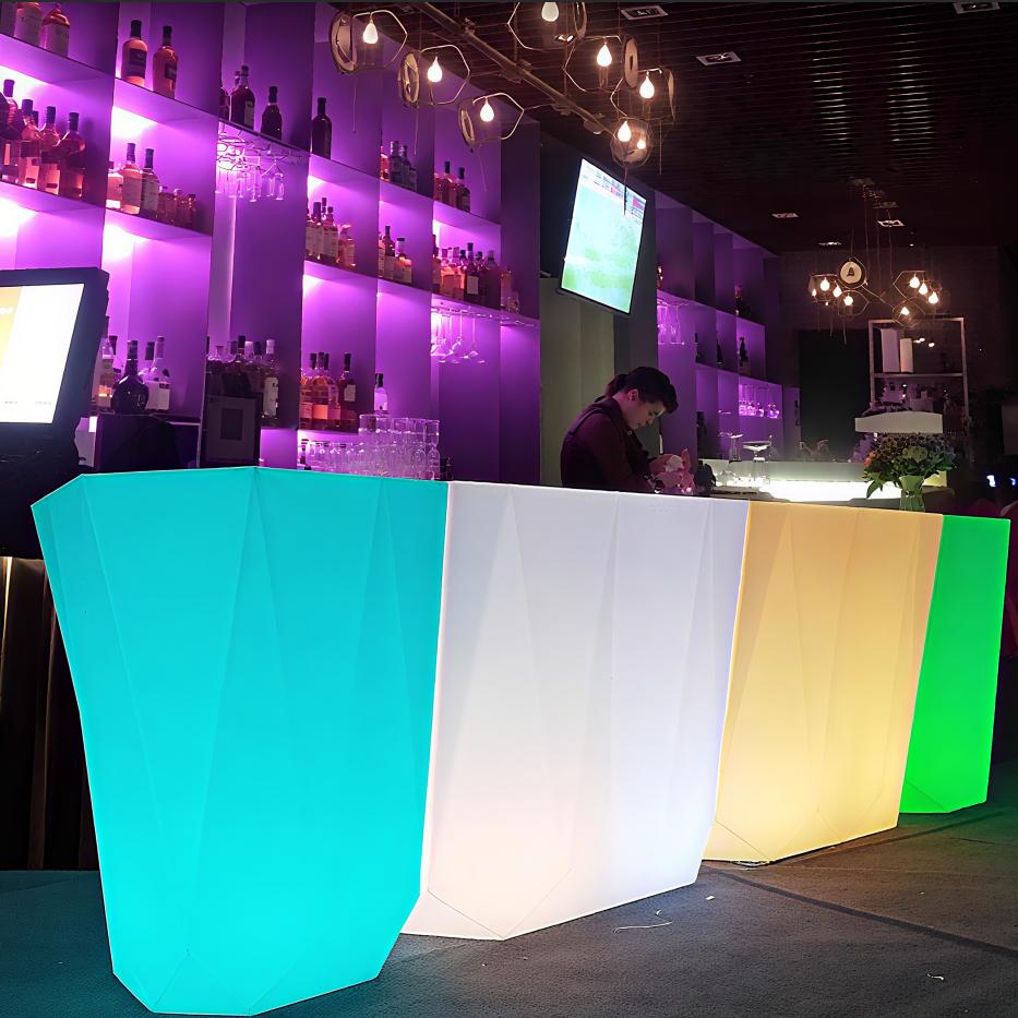Outdoor Furniture Rental For Party - Comptoir de Bar à Diode électroluminescente