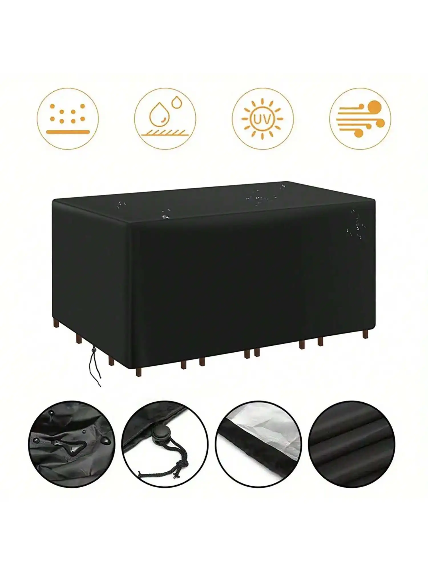 Outdoor Furniture European - Juste anti-poussière imperméable pour chaises, canapés