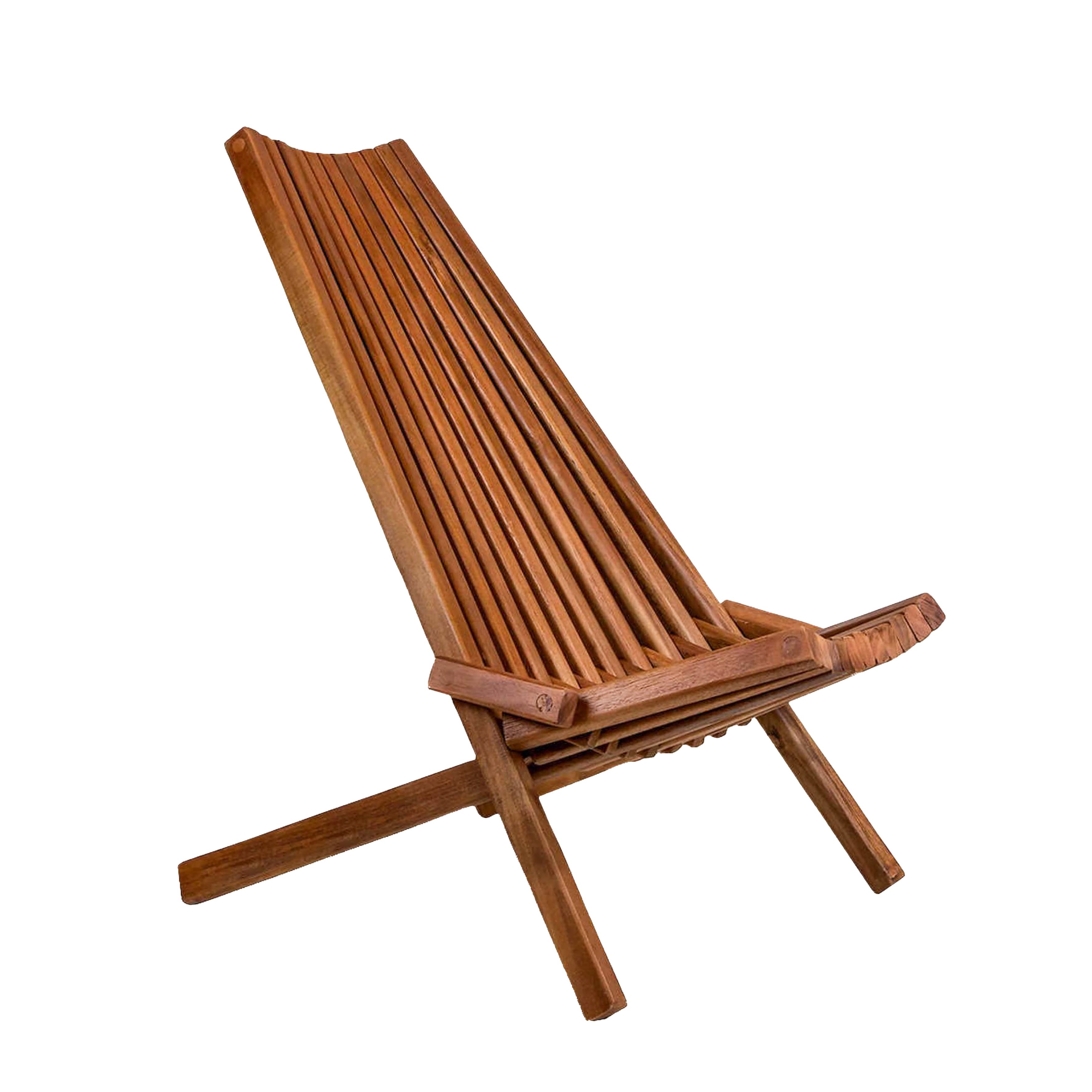 Outdoor Furniture Oil Teak - Chaise longue pliante d'extérieur en bois