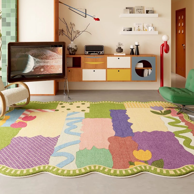 Outdoor Furniture Cafe - Tapis de salon abstrait motif Dopamine,