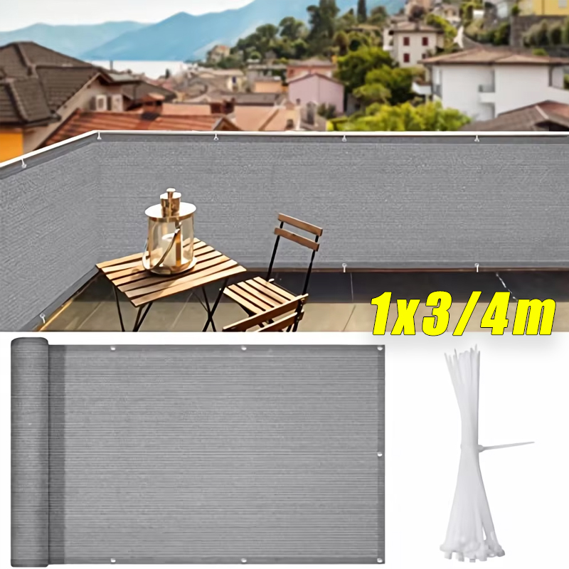 Outdoor Furniture Hdpe - Écran de confidentialité pour balcon 4x1M,