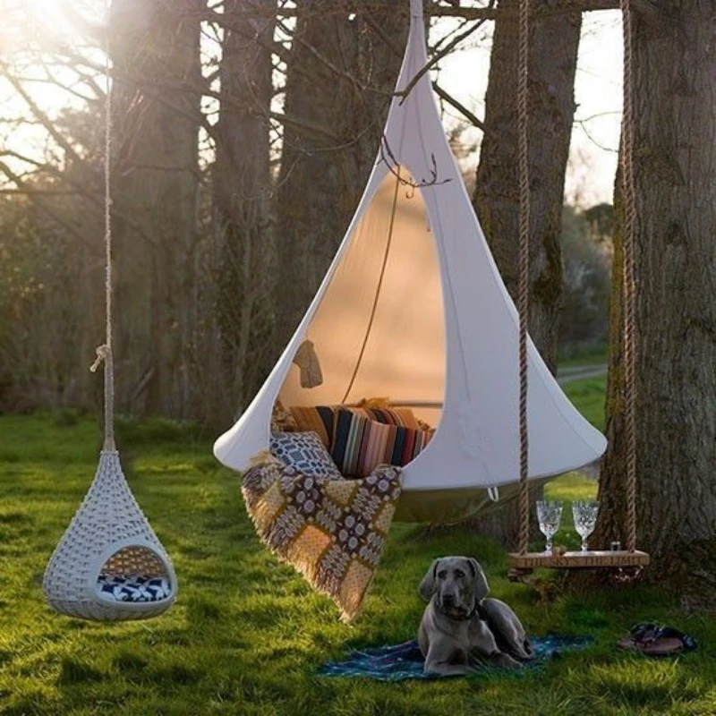 Garden Swing Chair - Balançoire pour enfants, jardin extérieur, camping,