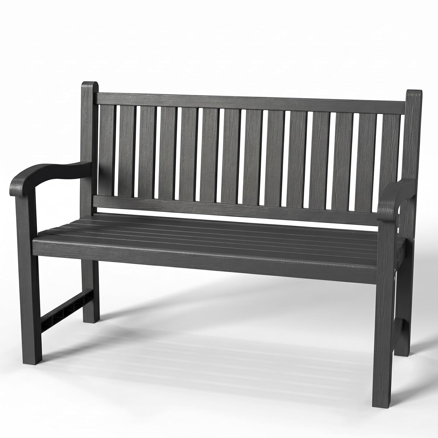 Outdoor Furniture Bench - Banc d'extérieur 2 places en résine,