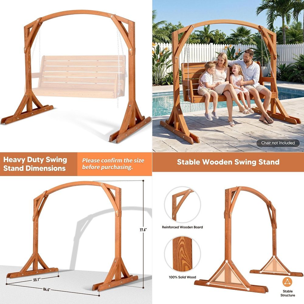 Outdoor Furniture Hdpe - Fauteuil à bascule de véranda FT