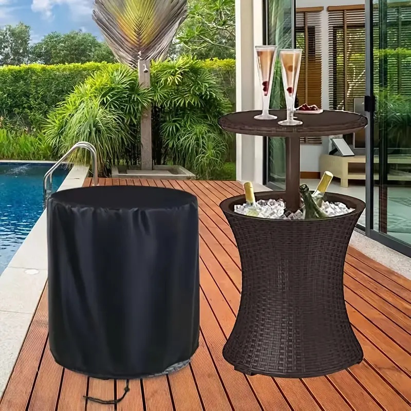 Outdoor Furniture European - Couverture de Table tissée extérieure, couverture