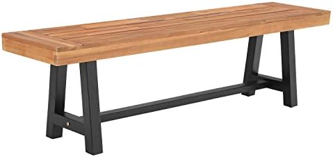 Outdoor Furniture Oil Teak - Banc d'extérieur en bois d'acacia, banc