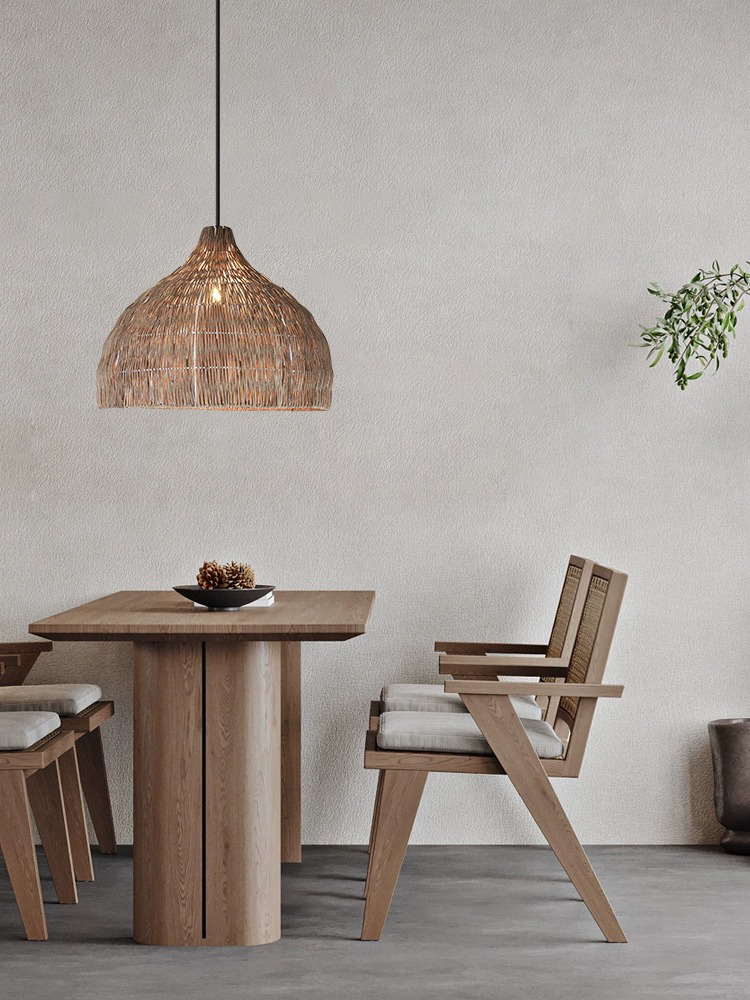 Plafonnier Suspendu en Rotin a - Outdoor Furniture Cafe avis et prix