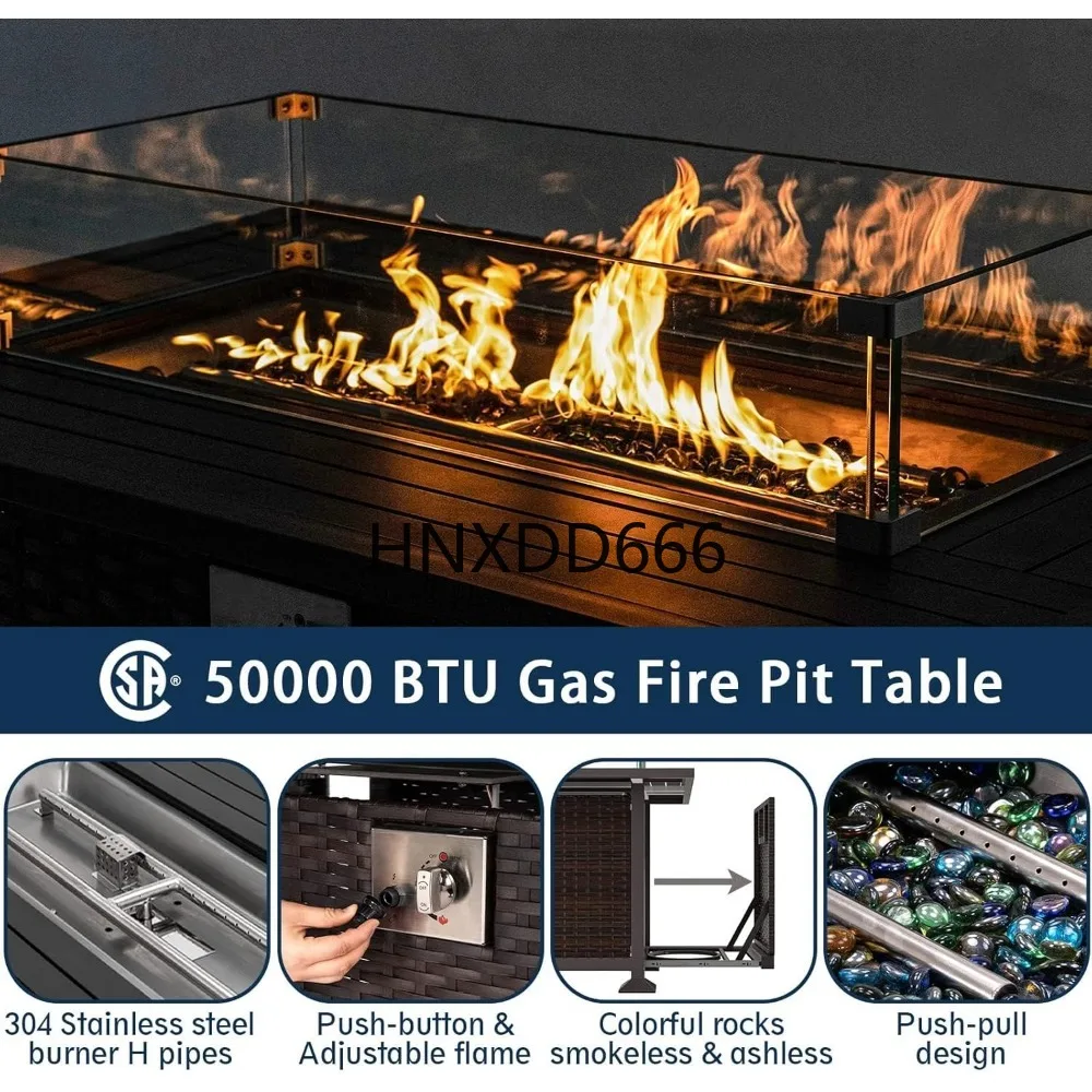 Ensemble de meubles de patio a - Outdoor Furniture And Fire Pit avis et prix