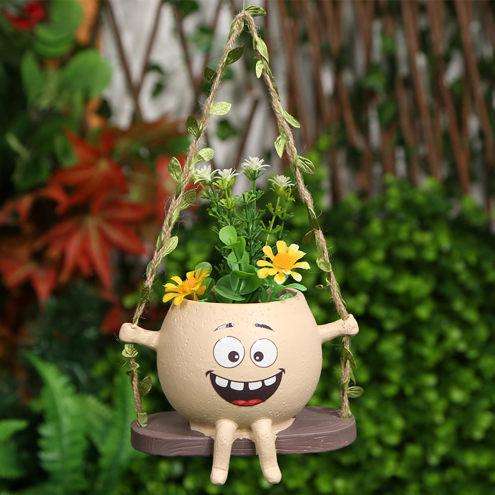 Jardinière de visage de sourir - Garden Swing Chair avis et prix