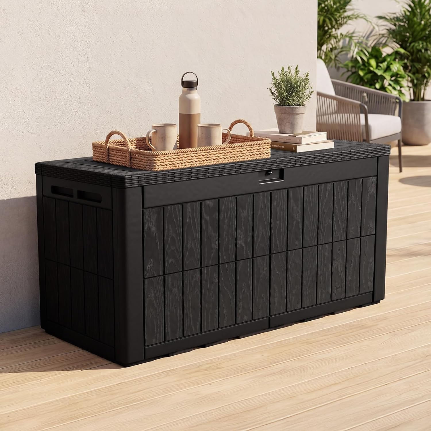Banc de rangement extérieur en - Outdoor Furniture Bench avis et prix