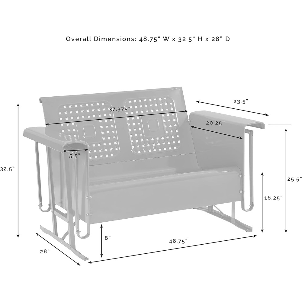 Bates – causeuse d'extérieur r - Garden Bench Metal avis et prix