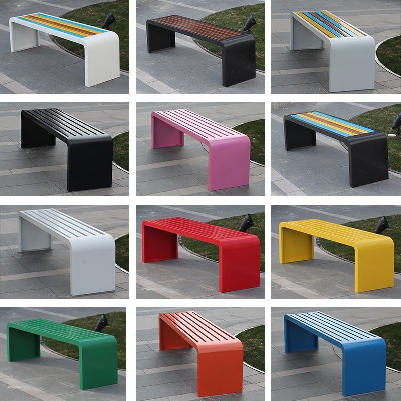 Banc métallique en acier lamin - Garden Bench Metal avis et prix