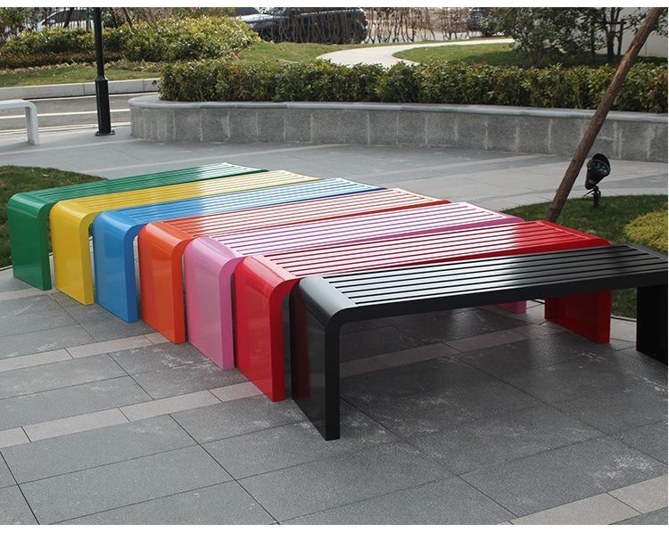 Banc métallique en acier lamin - Garden Bench Metal avis et prix
