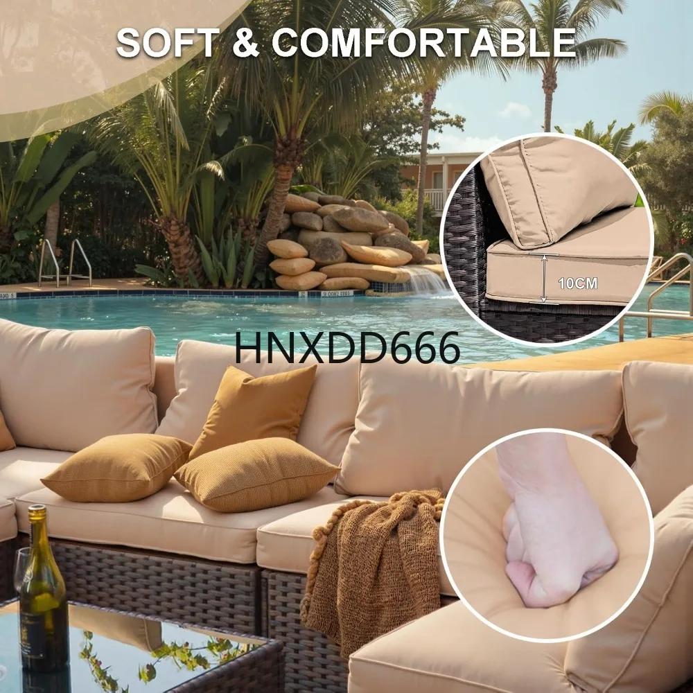 Ensemble de meubles de patio 7 - Outdoor Furniture And Fire Pit avis et prix