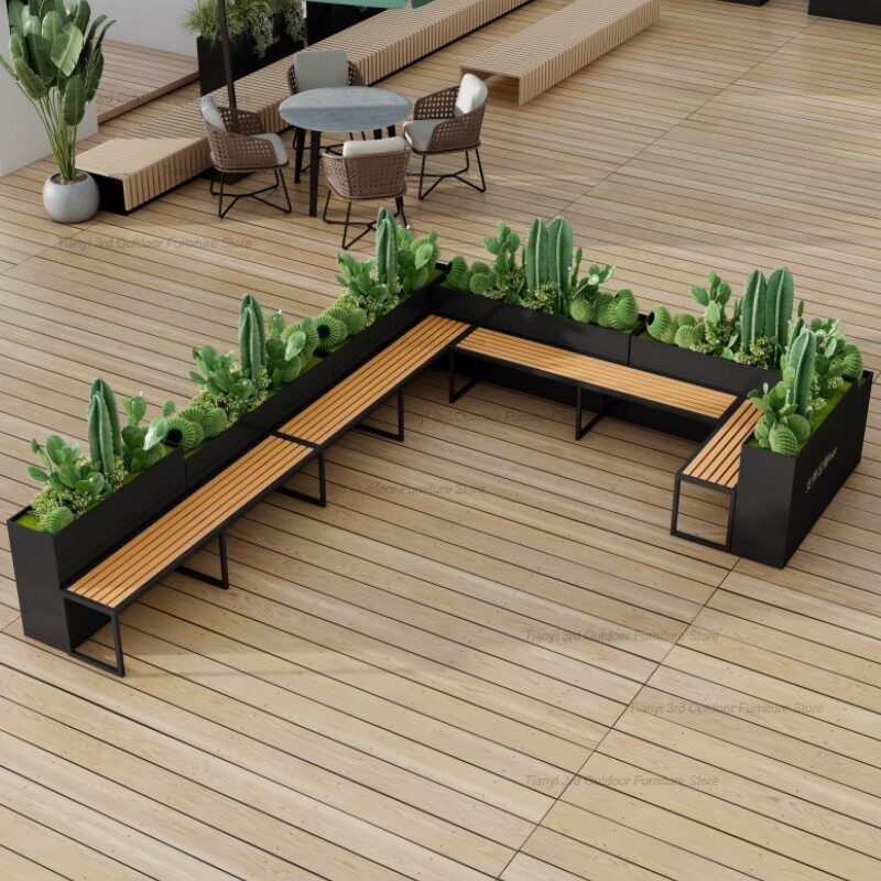 Banc-jardinière nordique en ac - Garden Bench Metal avis et prix