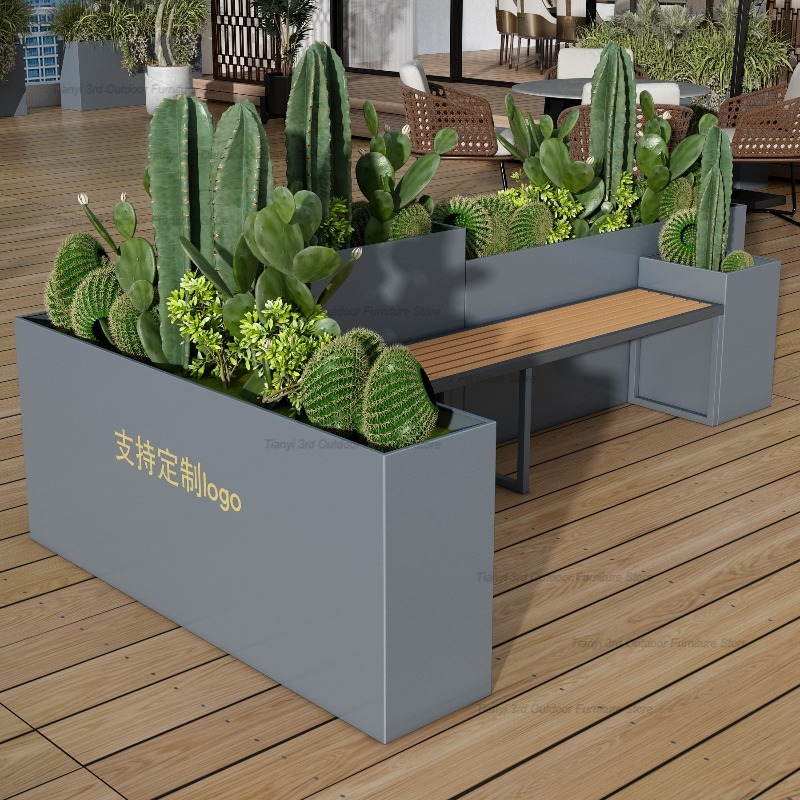 Banc-jardinière nordique en ac - Garden Bench Metal avis et prix
