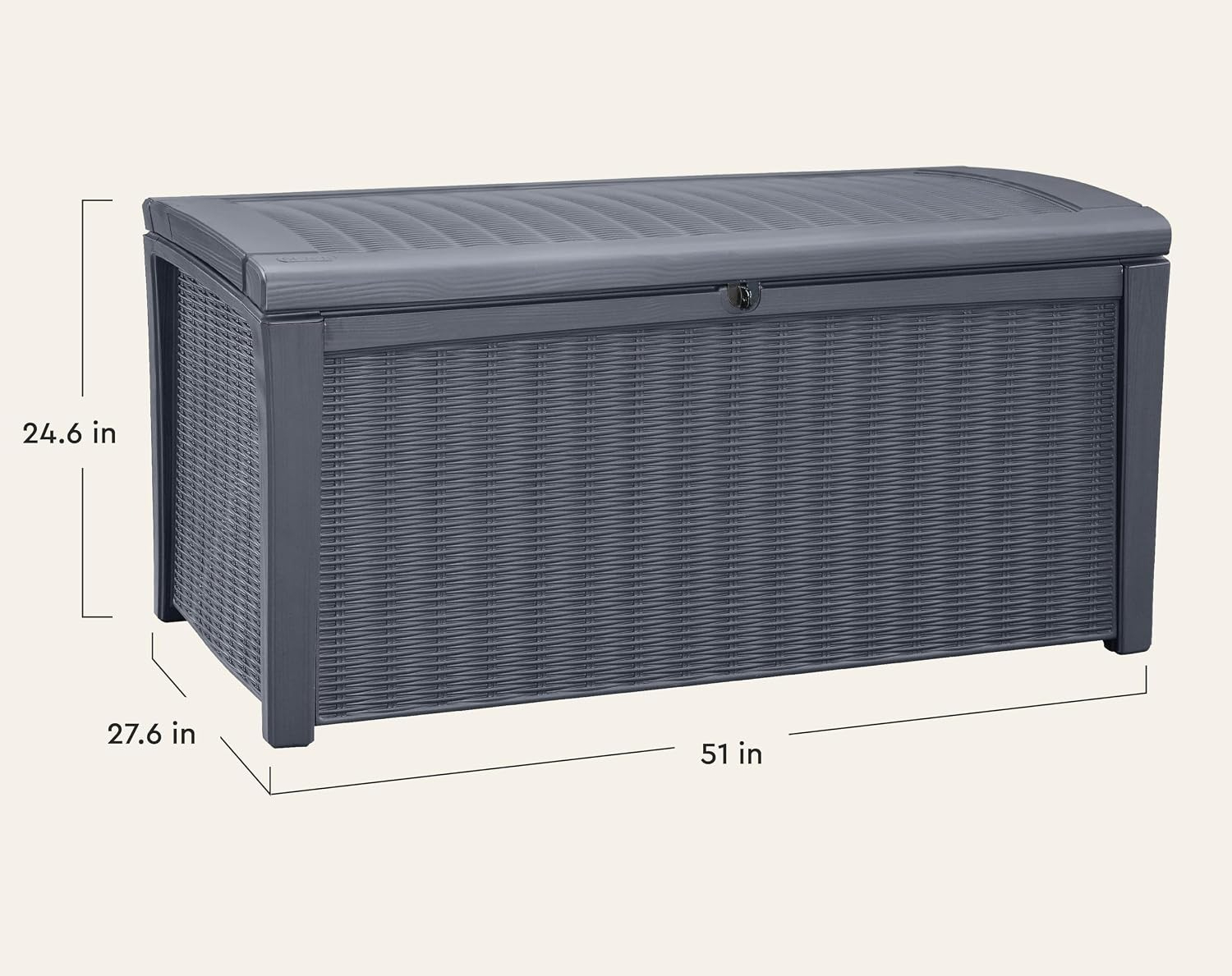 Bac de rangement extérieur 110 - Outdoor Furniture Bench avis et prix