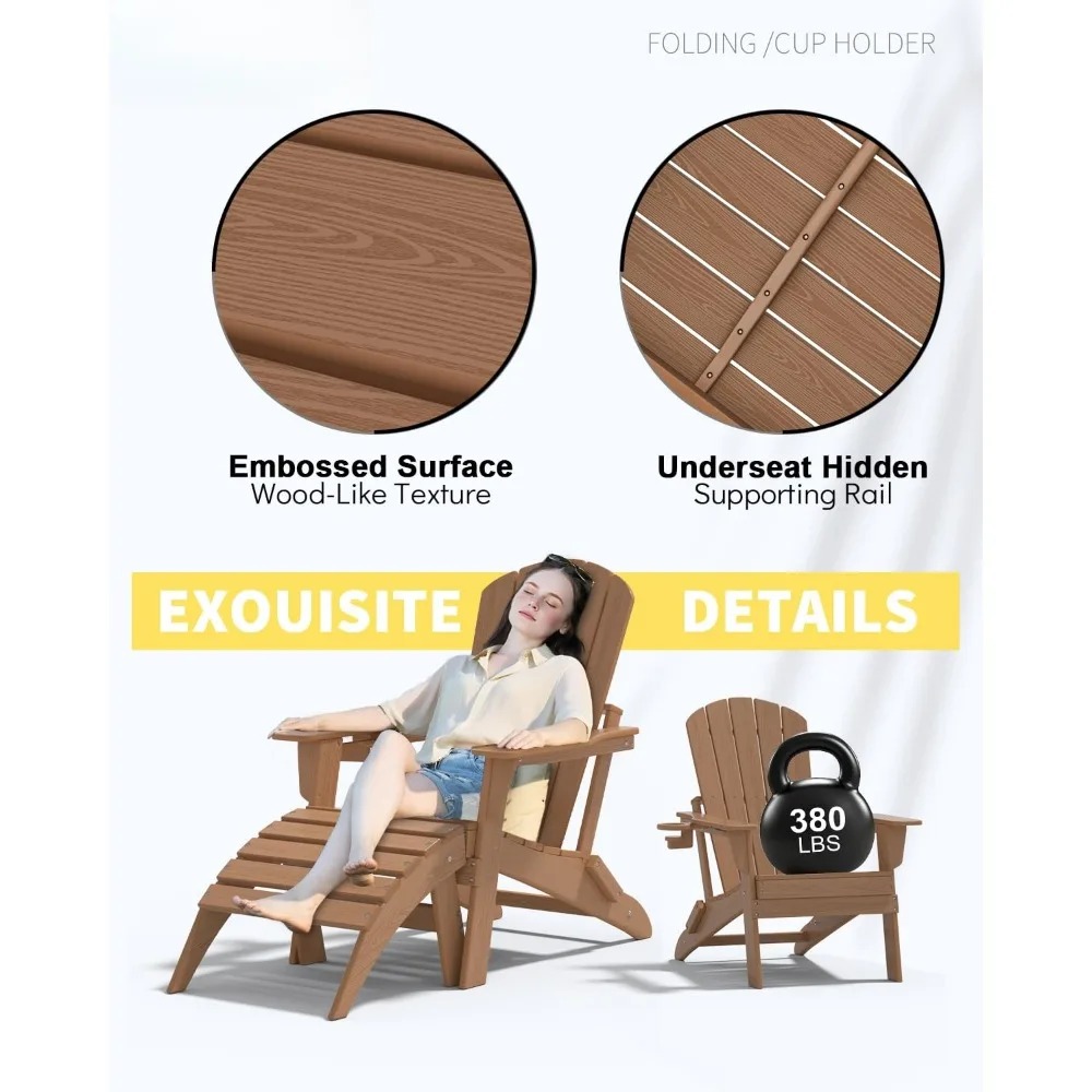 Ensemble de 3 chaises Adironda - Outdoor Furniture Hdpe avis et prix