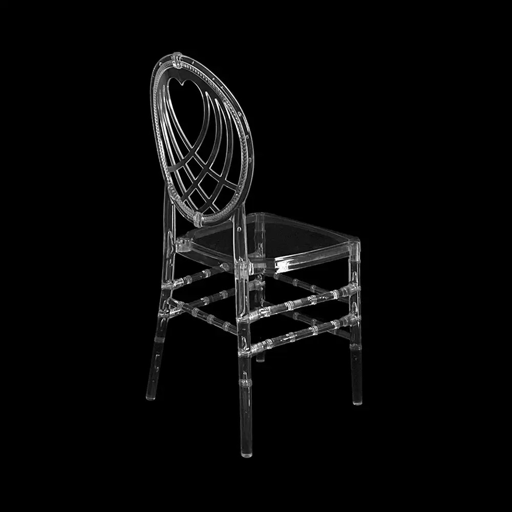 Chaise transparente en cristal - Outdoor Furniture Rental For Party avis et prix