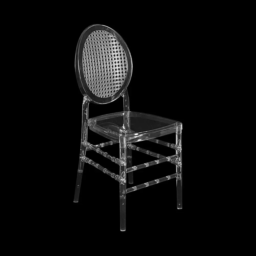 Chaise transparente en cristal - Outdoor Furniture Rental For Party avis et prix