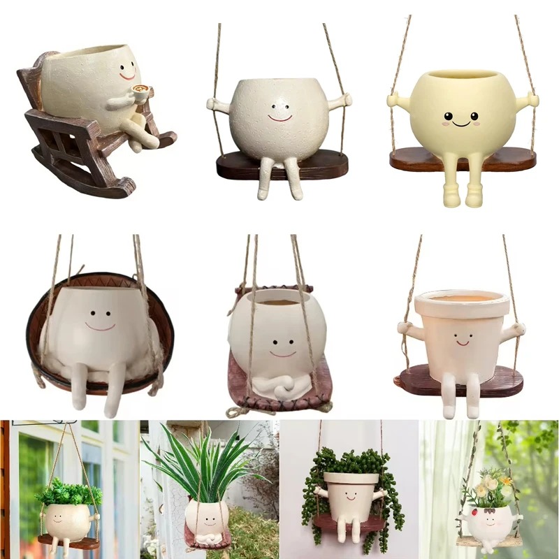 Pot de fleurs créatif en forme - Garden Swing Chair avis et prix