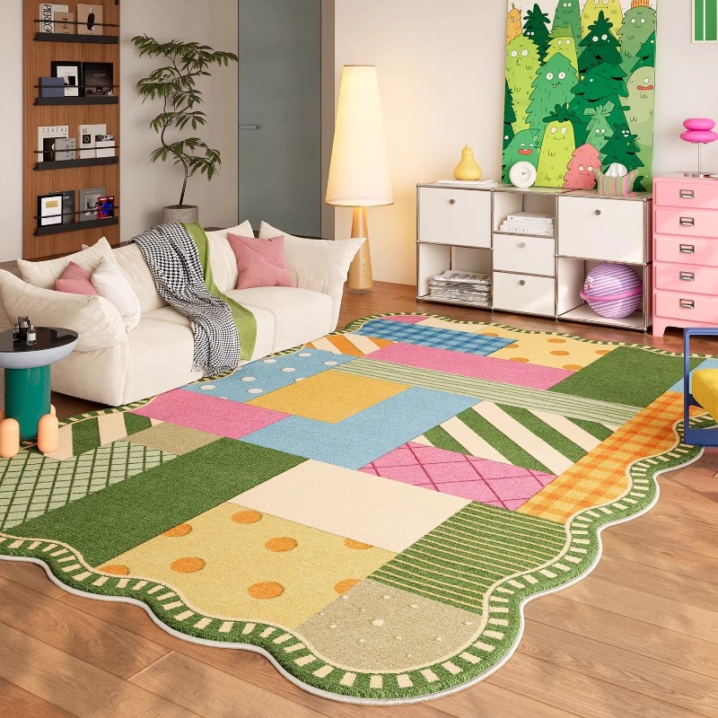 Tapis de salon abstrait motif  - Outdoor Furniture Cafe avis et prix