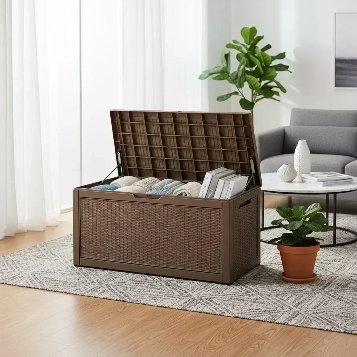 Grand banc de rangement extéri - Outdoor Furniture Bench avis et prix