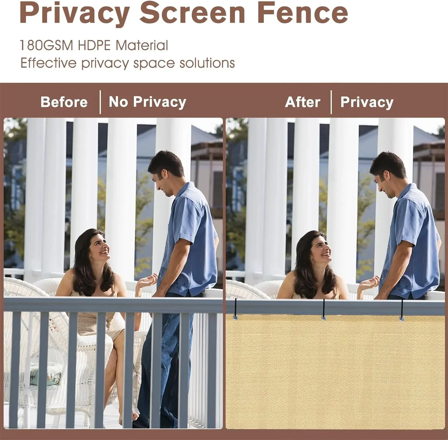 Écran de confidentialité pour  - Outdoor Furniture Hdpe avis et prix
