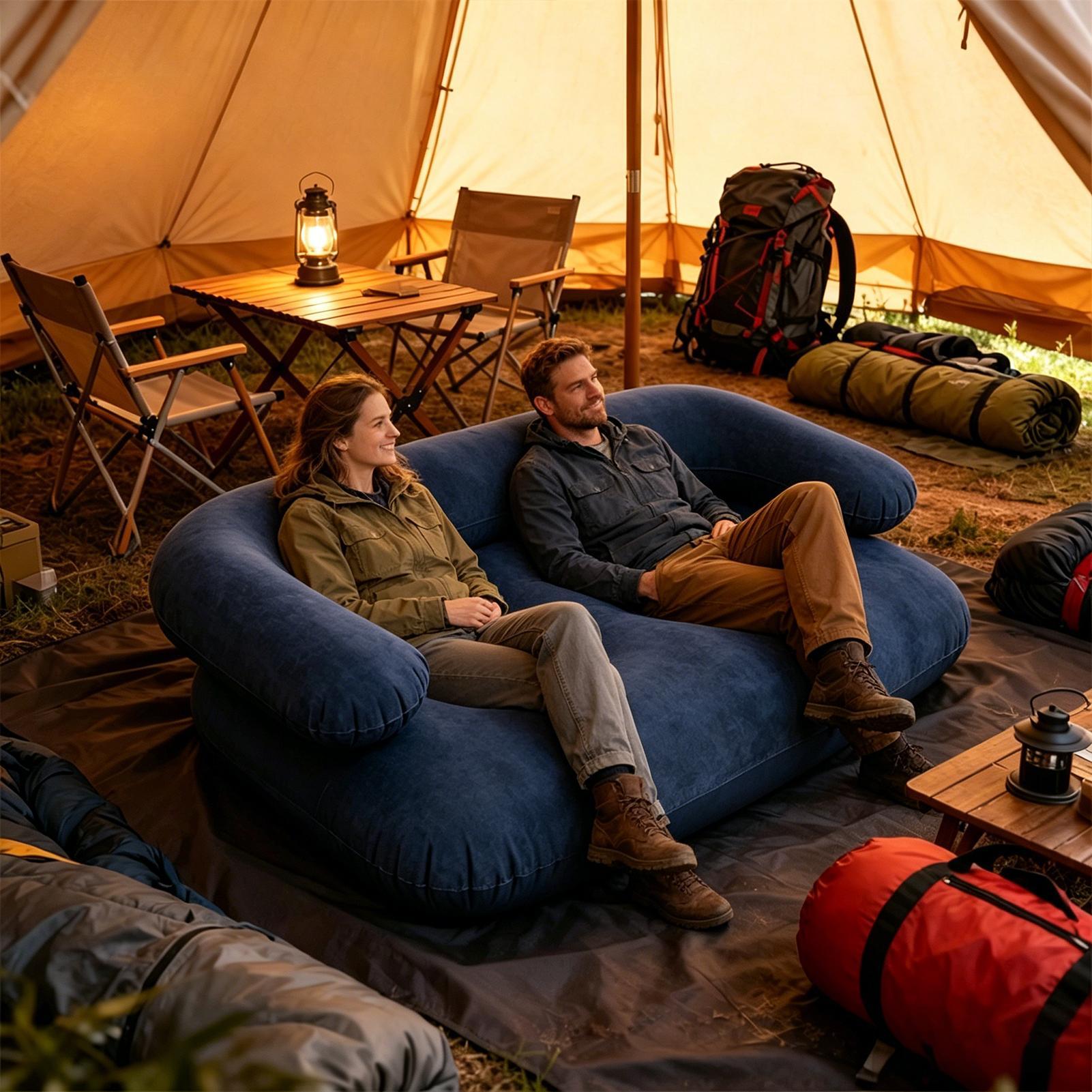 Canapé gonflable pour le campi - Outdoor Furniture Europe avis et prix