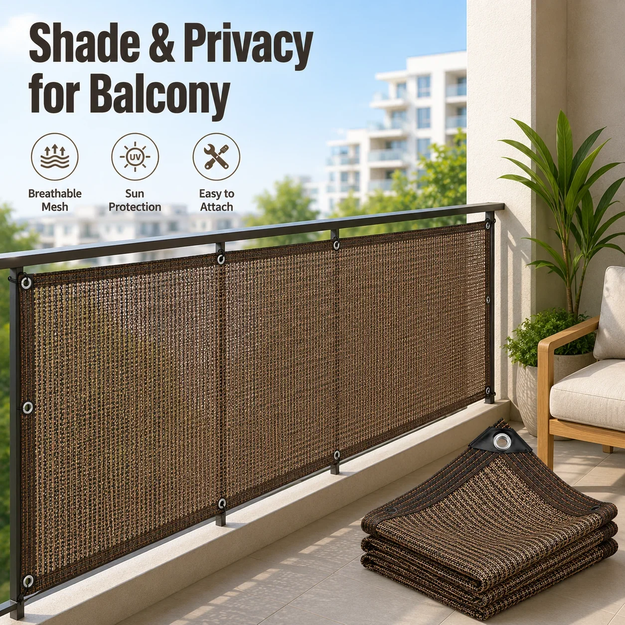 Grande toile d'ombrage pour co - Outdoor Furniture Hdpe avis et prix