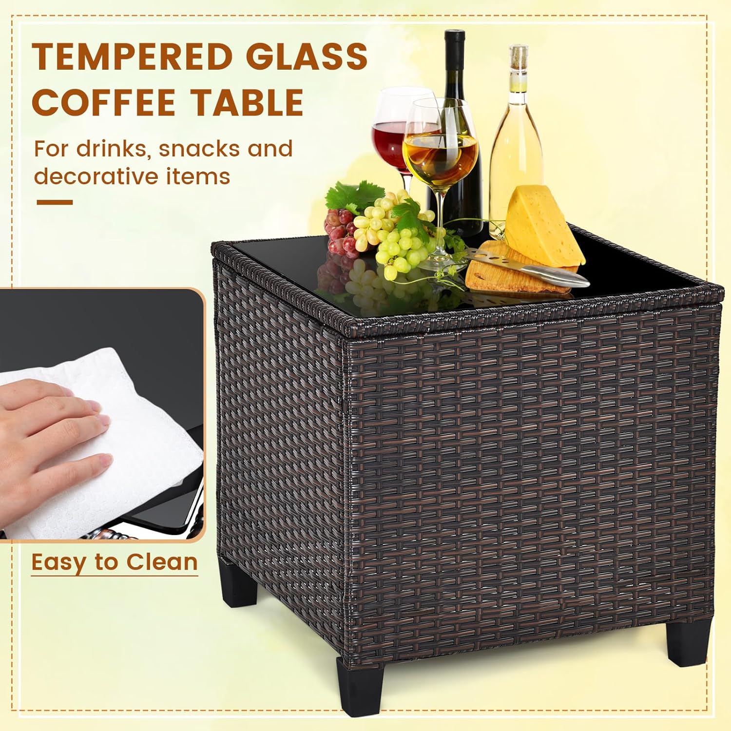 Ensemble bistro d'extérieur 3  - Bistro Table Set avis et prix