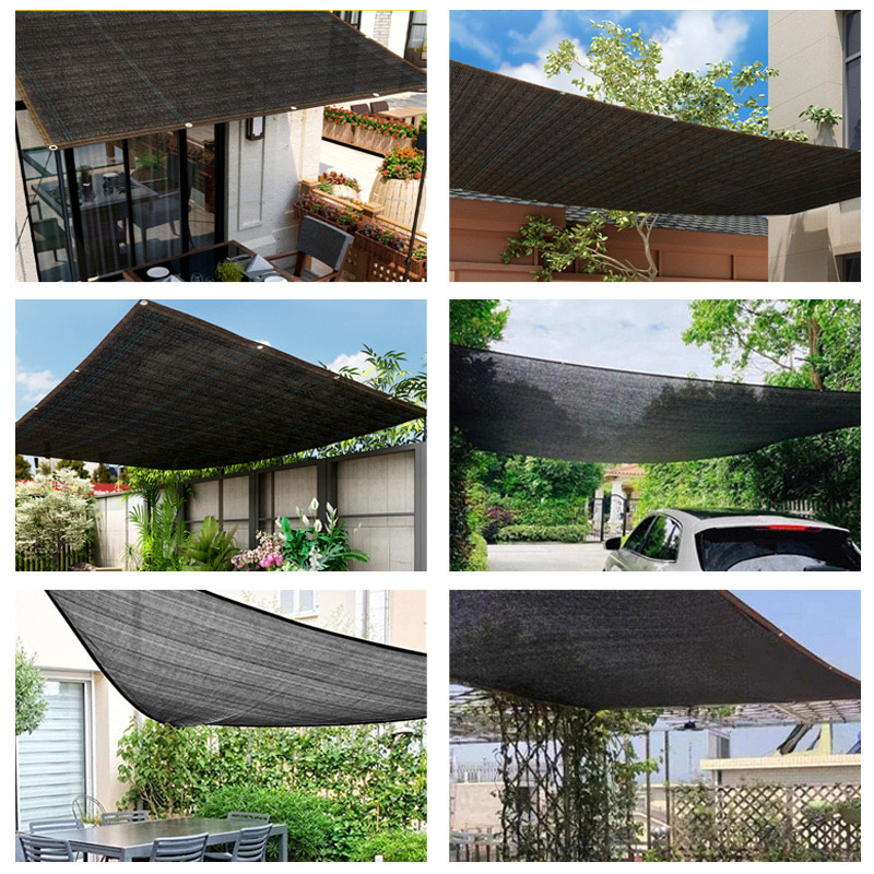 Filet pare-soleil noir 12 broc - Outdoor Furniture Hdpe avis et prix